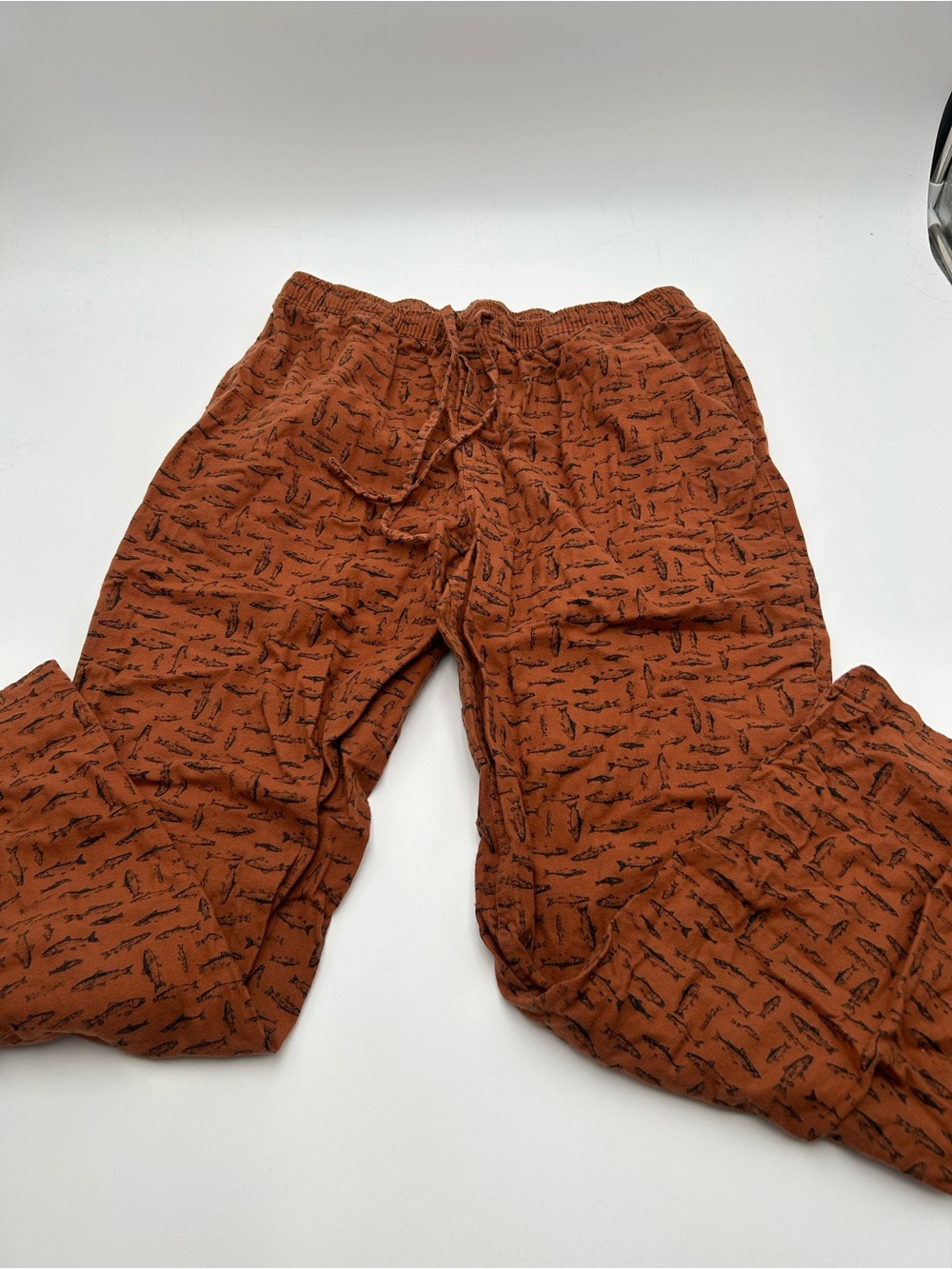 Men’s Eddie Bauer burnt orange sleep pants size Large